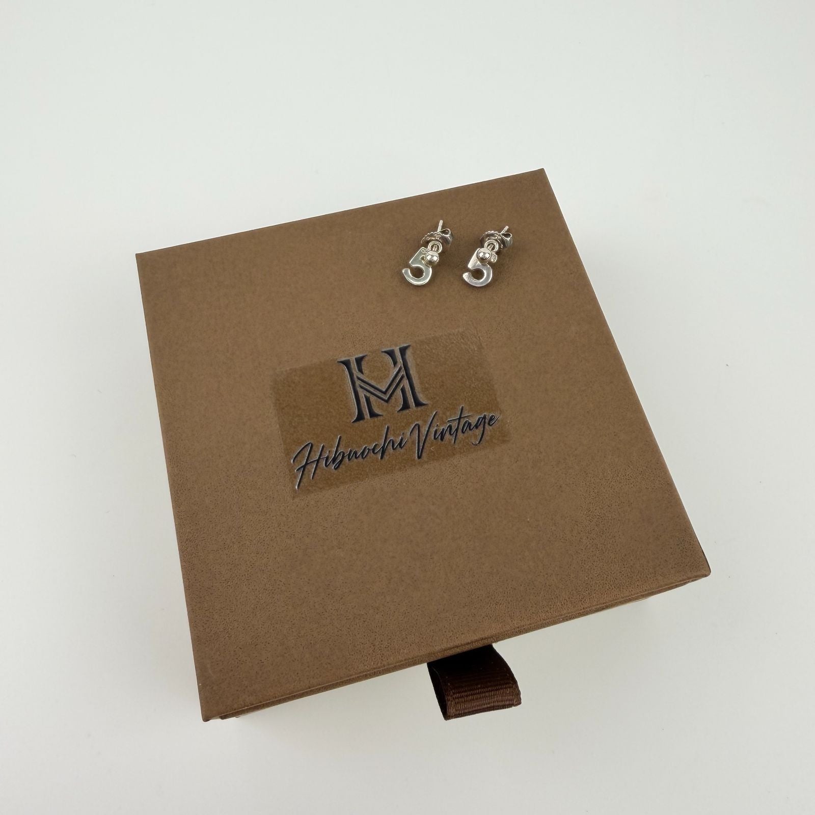 Chanel CC Logo Earrings 925 Sterling Silver Vintage — view 3