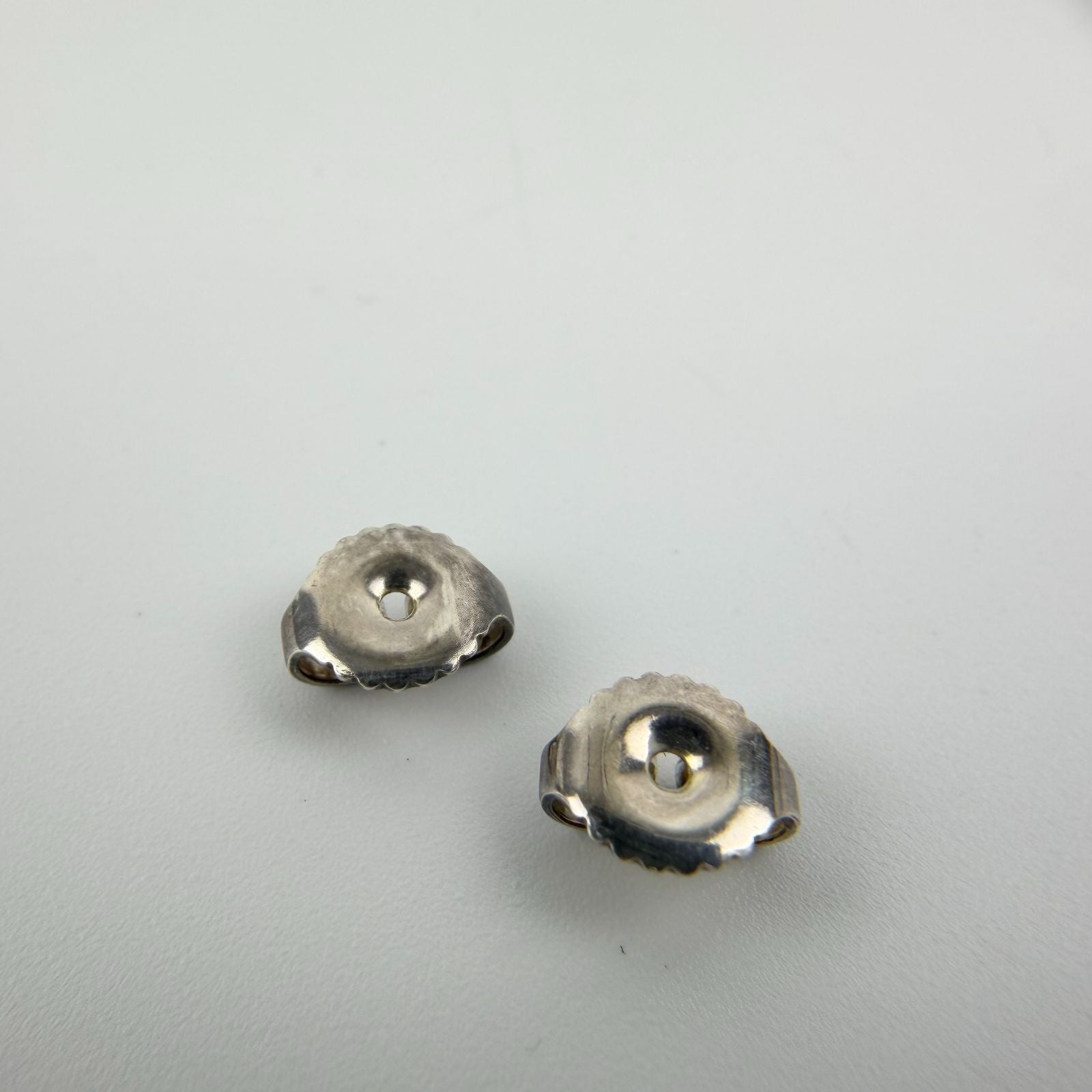 Chanel CC Logo Earrings 925 Sterling Silver Vintage — view 7
