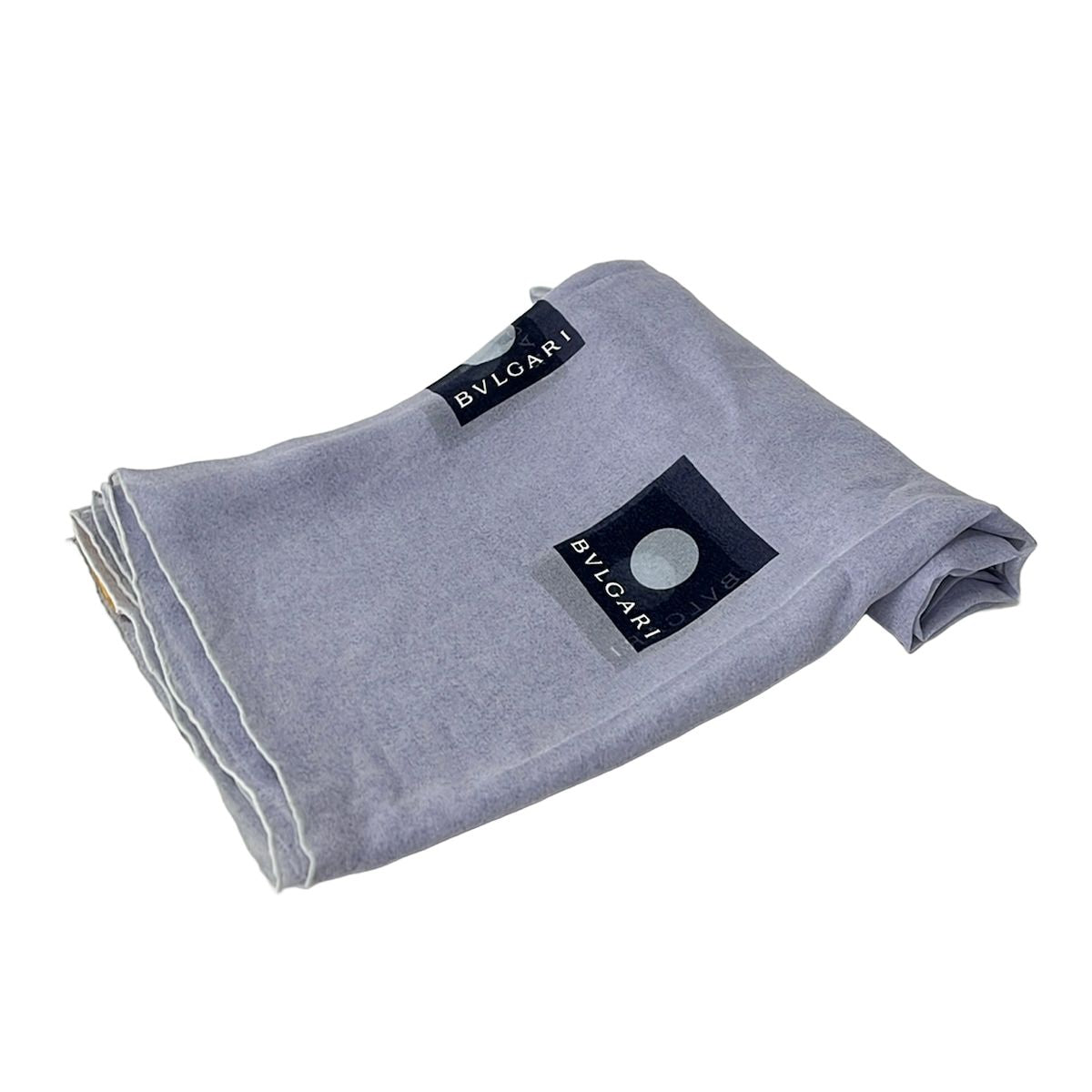 Bvlgari Shawl Dark Navy Sheath Silk Scarf