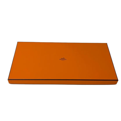 Hermes Scarf Dark Brown Orange Multi Cashmere Silk — view 6