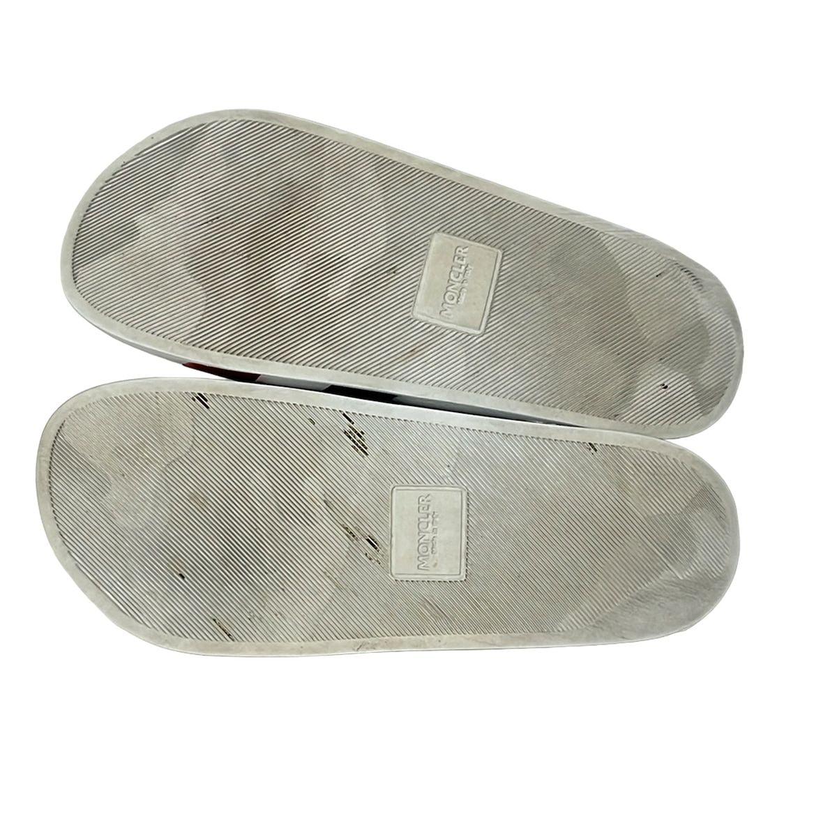 Moncler Sandals 42 White Red Blue Border — view 4