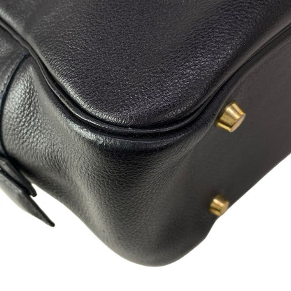 Hermes Handbag Plume 32 Blue Indigo Gold — view 7