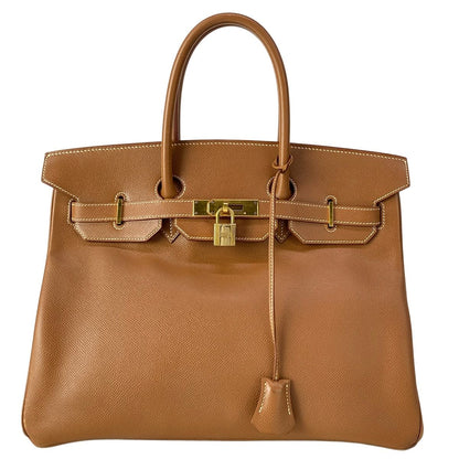 Hermes Handbag Birkin 35 Gold