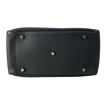 Hermes Shoulder Bag Lindy 30 Black Silver — view 5