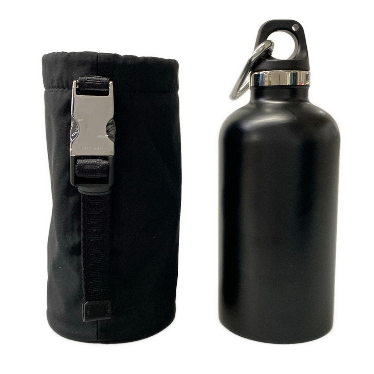 Miu Miu Tableware Black Silver Water Bottle — view 2