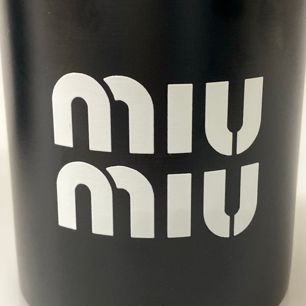 Miu Miu Tableware Black Silver Water Bottle — view 3
