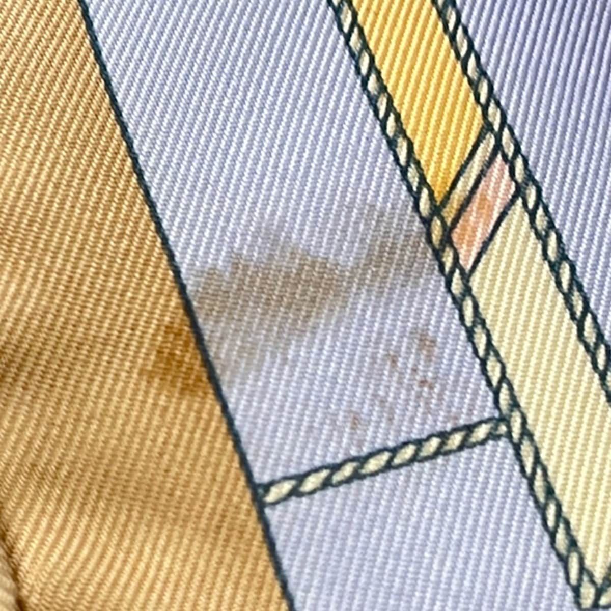 Hermes Scarf Carre 90 Beige Light Blue Multi Voyage Au Long Cours — view 7