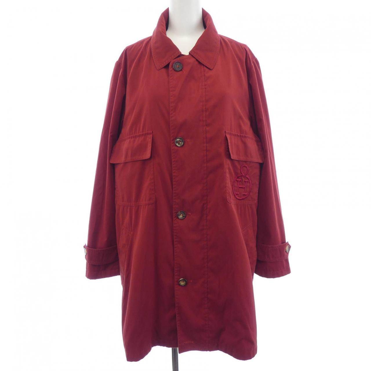 Hermes Vintage AU Fil de la Soie Twill Lane Coat