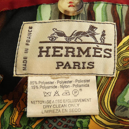 Hermes Vintage AU Fil de la Soie Twill Lane Coat — view 3