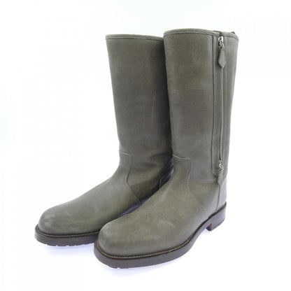 Hermes Long Boots Gray — view 3