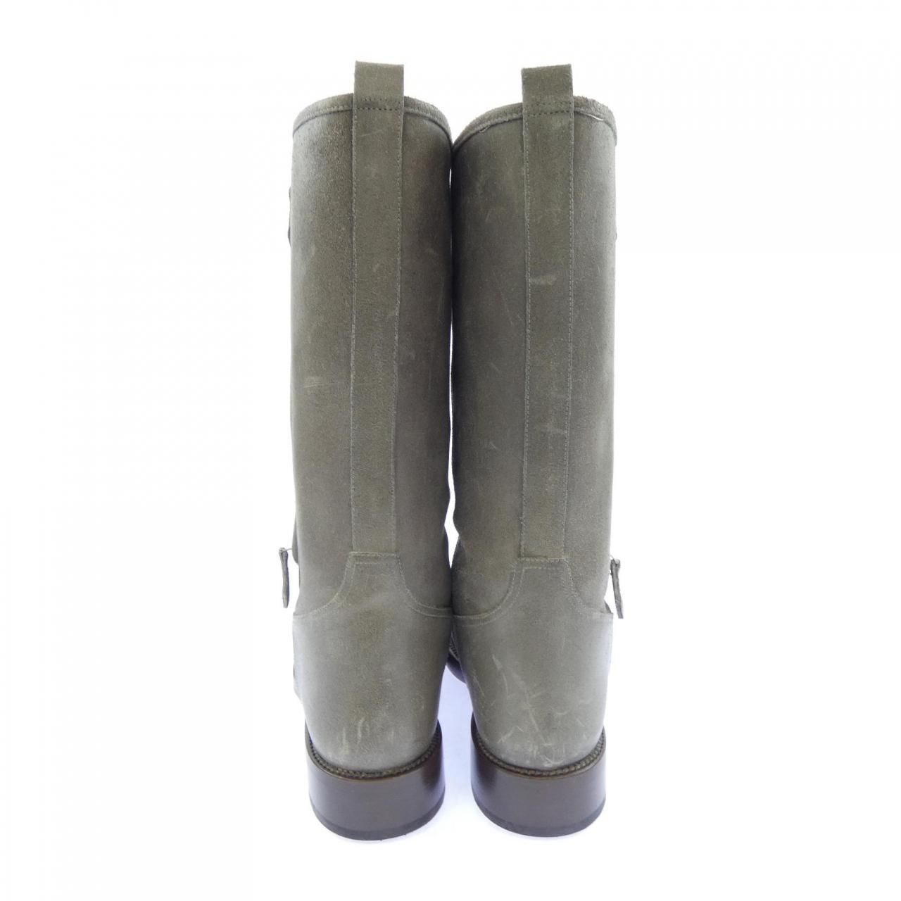 Hermes Long Boots Gray — view 5