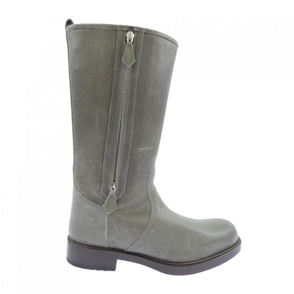 Hermes Long Boots Gray