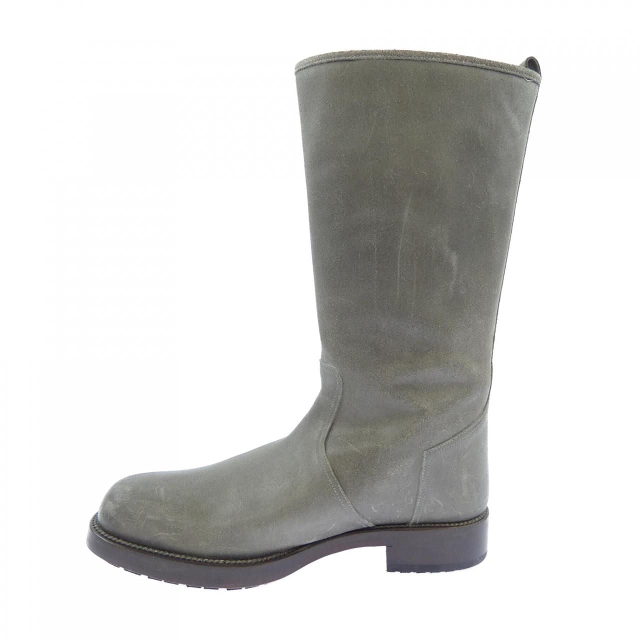 Hermes Long Boots Gray — view 2