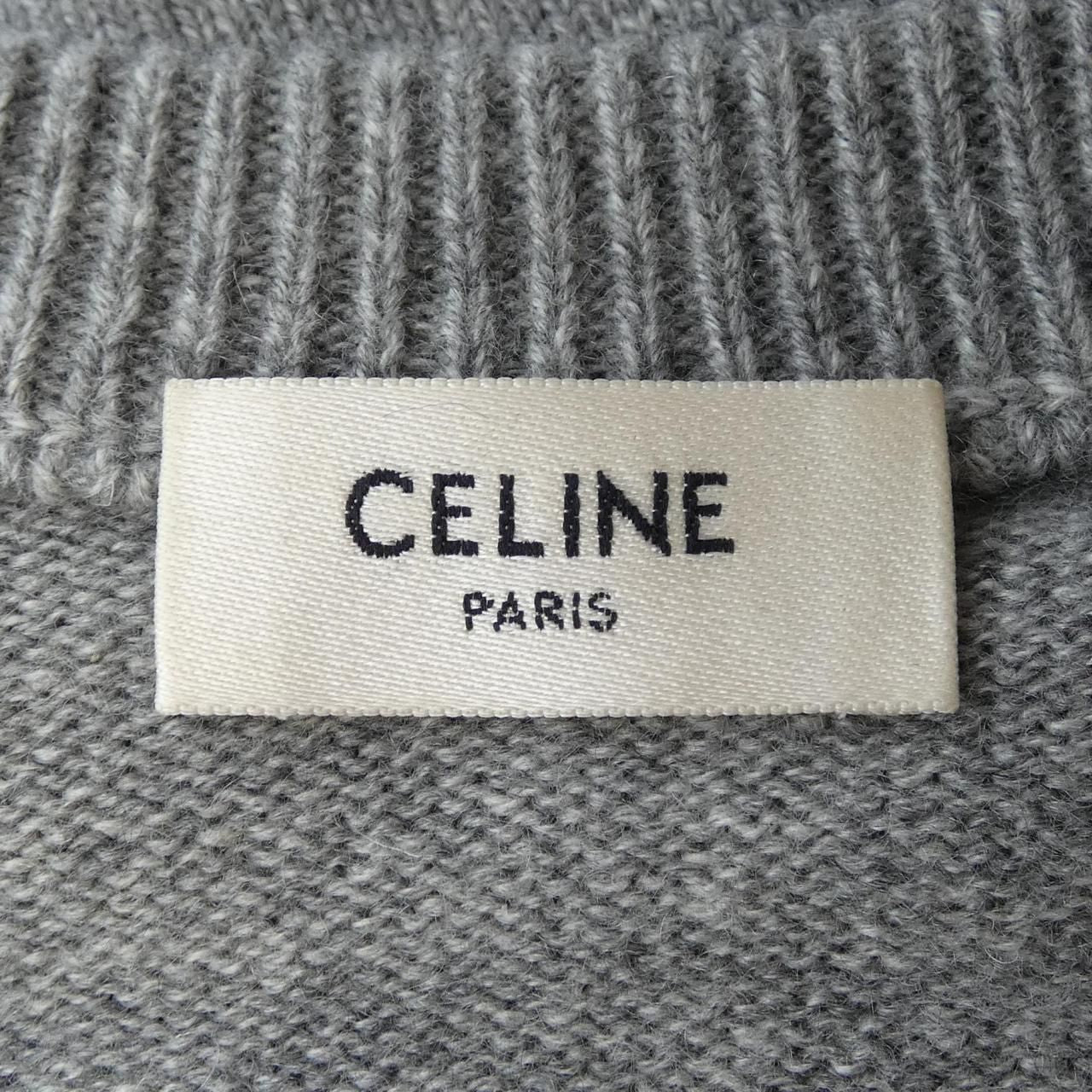 Celine Knit Sweater Gray — view 4