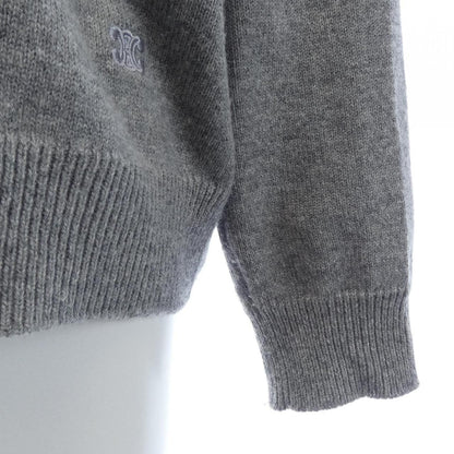 Celine Knit Sweater Gray — view 6