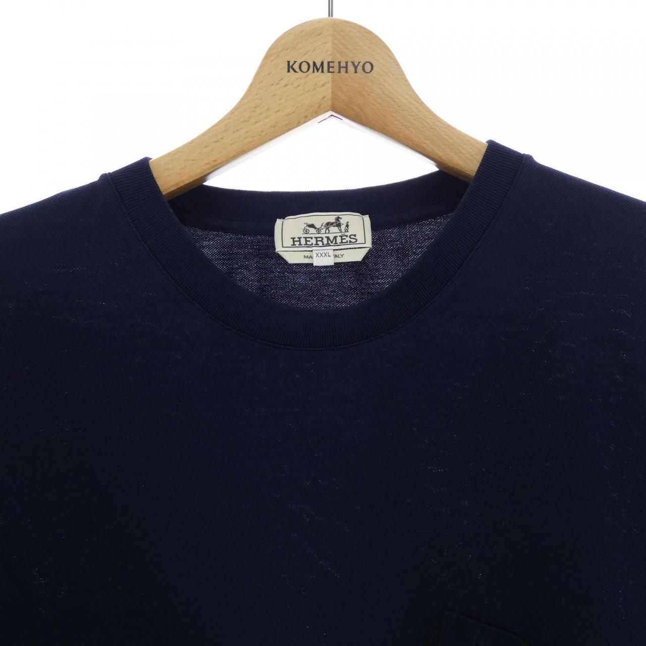Hermes T-Shirt Navy — view 5