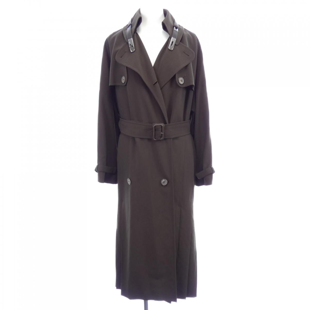 Hermes Kelly Buckle Trench Coat