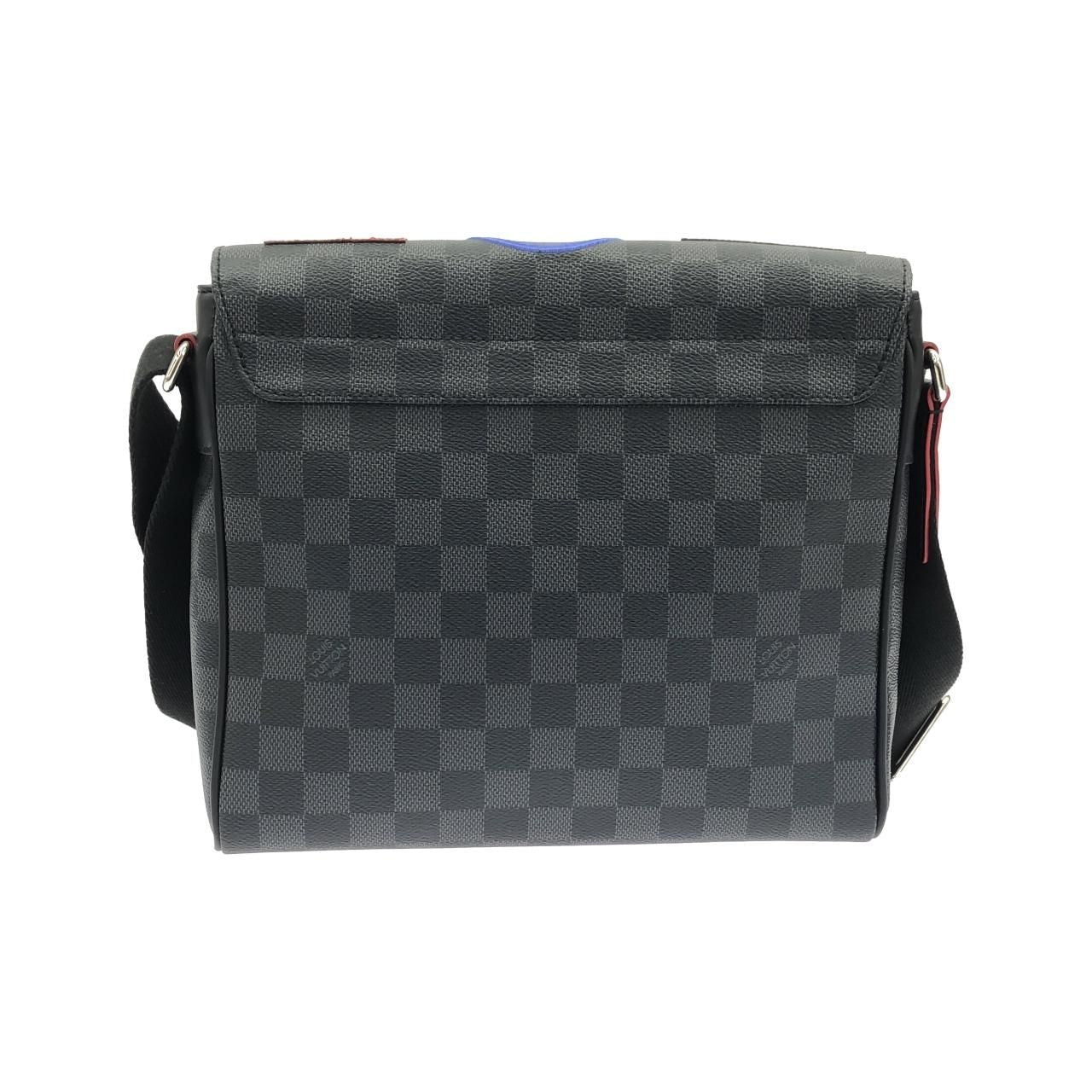 Louis Vuitton Damier Graphite Alps District Shoulder Bag — view 2