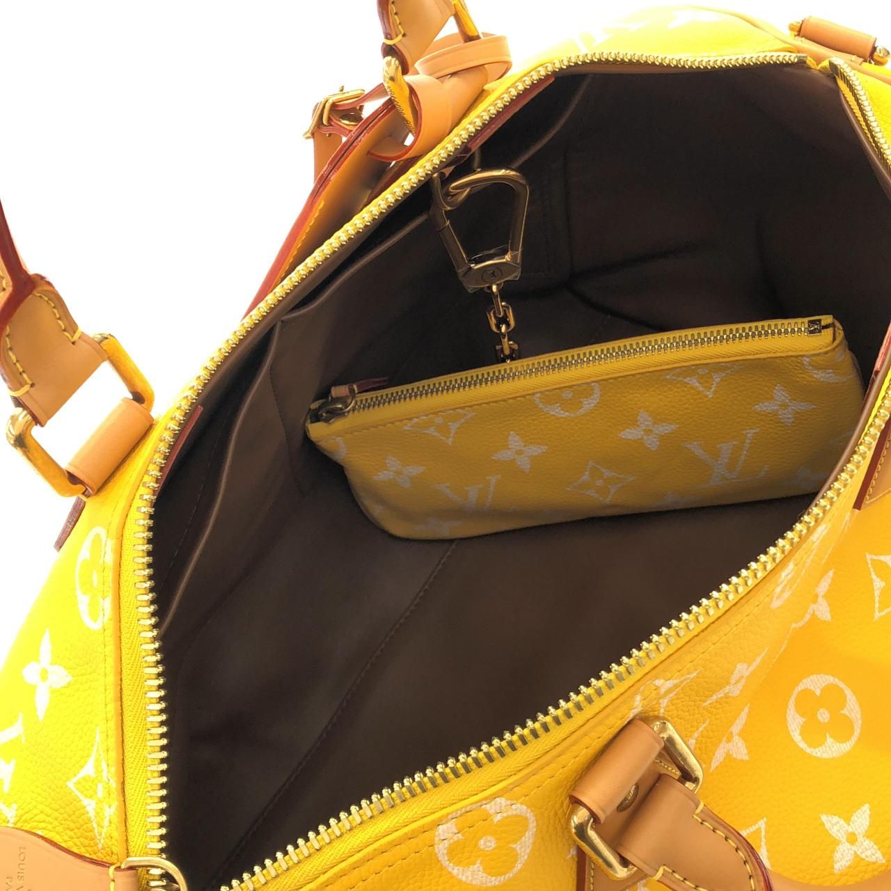 Louis Vuitton Monogram Leather Speedy P9 Bandouliere 40 cm Boston Bag — view 8