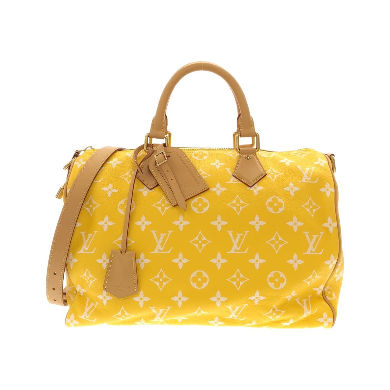 Louis Vuitton Monogram Leather Speedy P9 Bandouliere 40 cm Boston Bag