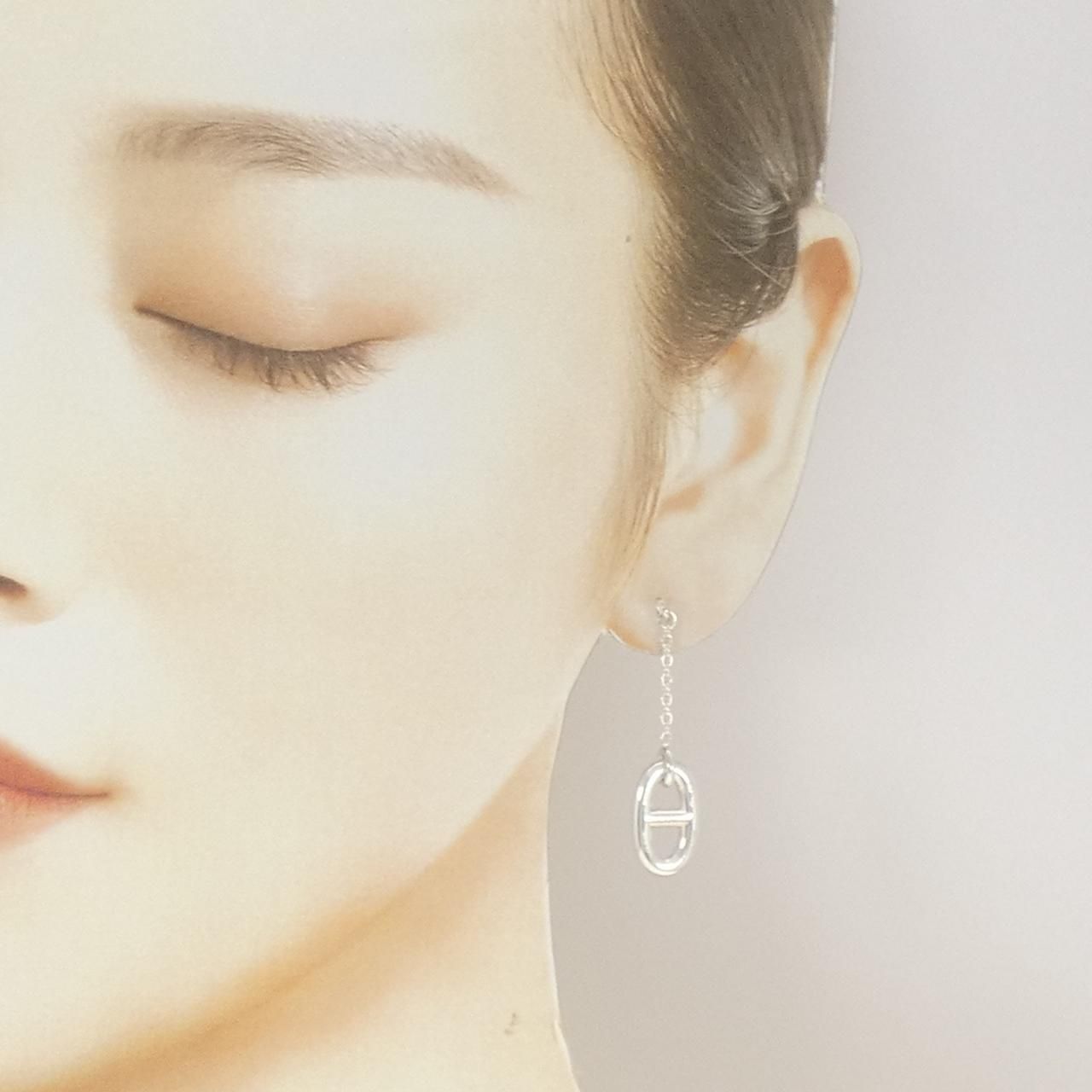 Hermes Farandole Earrings Silver — view 4