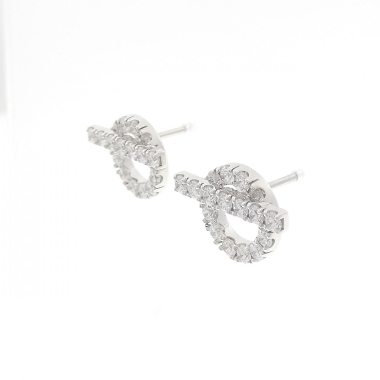Hermes Finesse Earrings White Gold — view 2