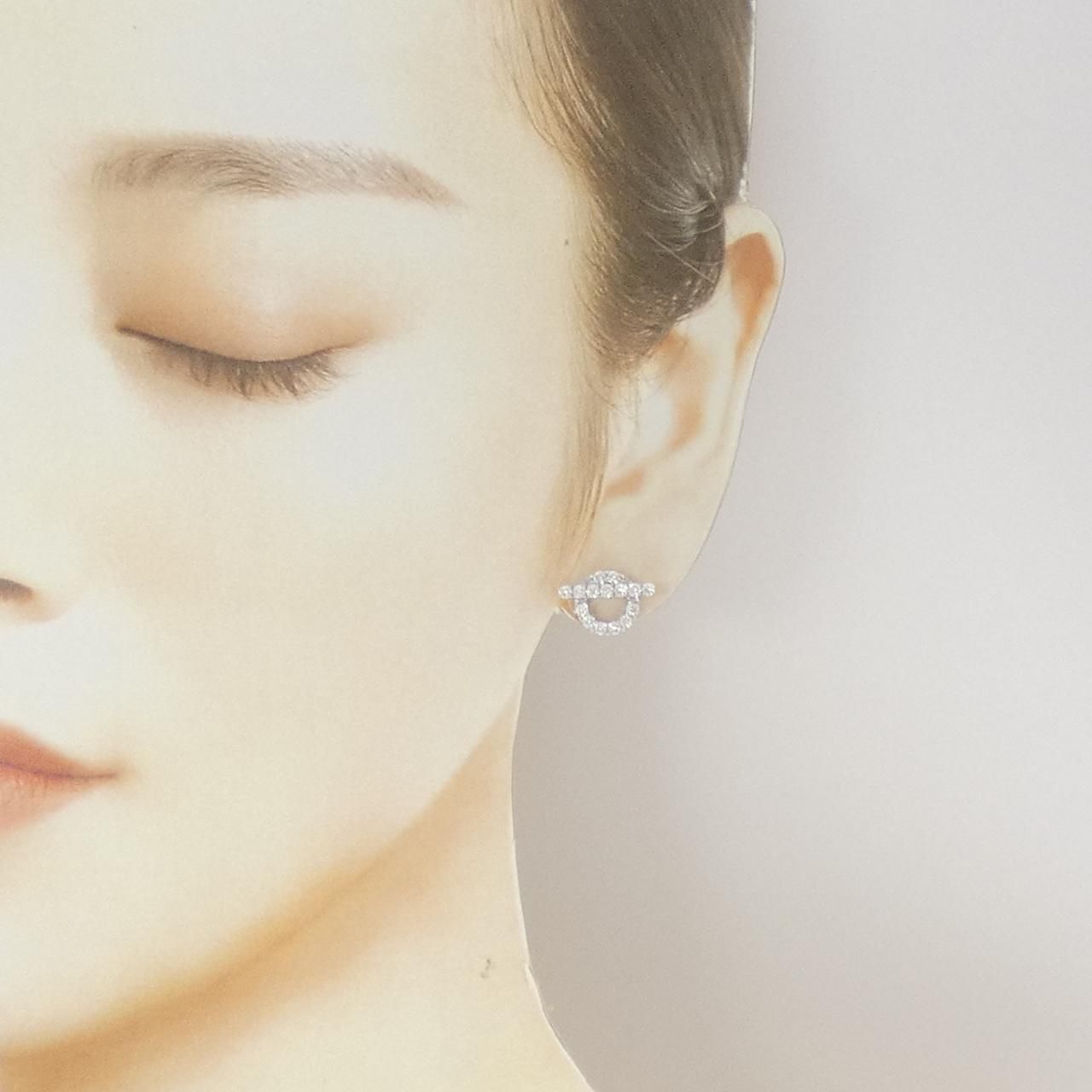 Hermes Finesse Earrings White Gold — view 4