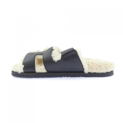Hermes Chypre Sandals Black — view 2