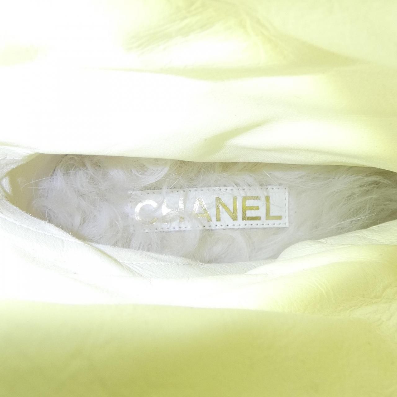 Chanel Boots Beige — view 6