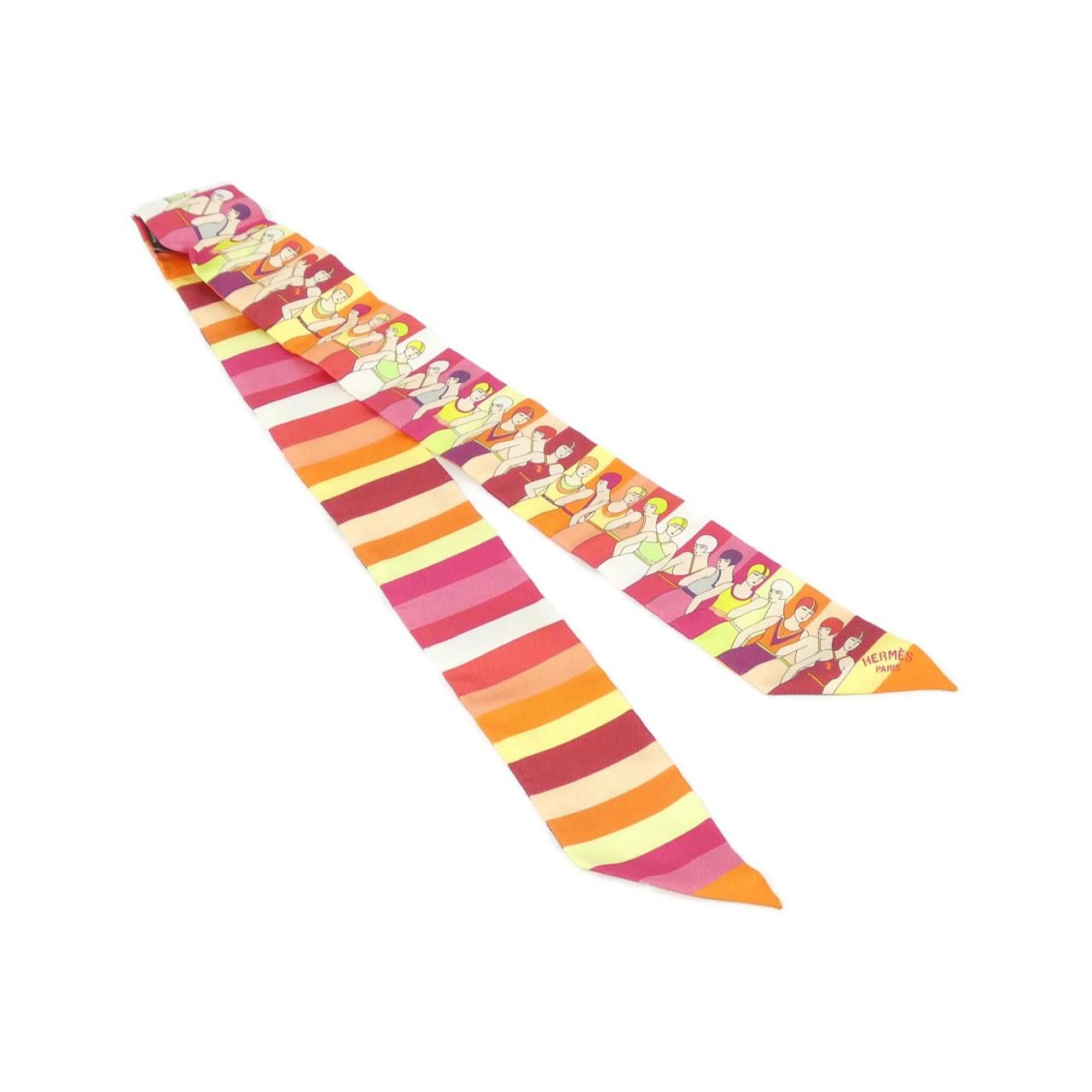 Hermes Twilly Scarf Orange