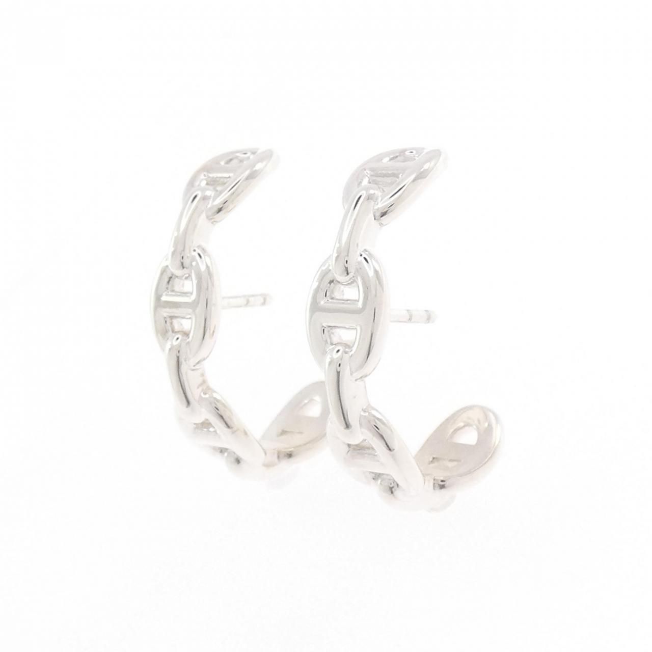 Hermes 925 Earrings Silver — view 2
