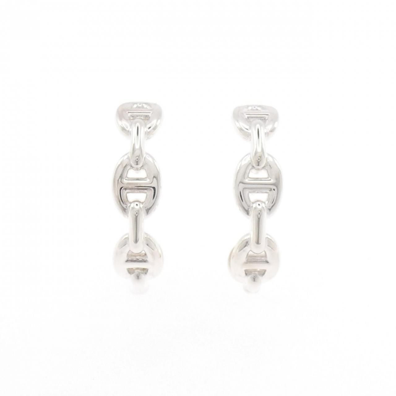 Hermes 925 Earrings Silver