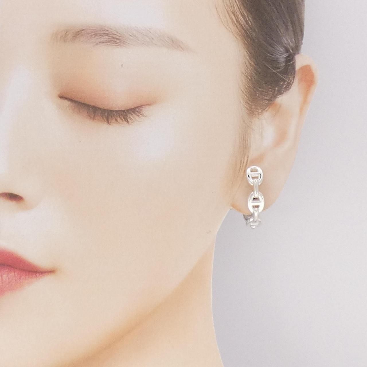 Hermes 925 Earrings Silver — view 4