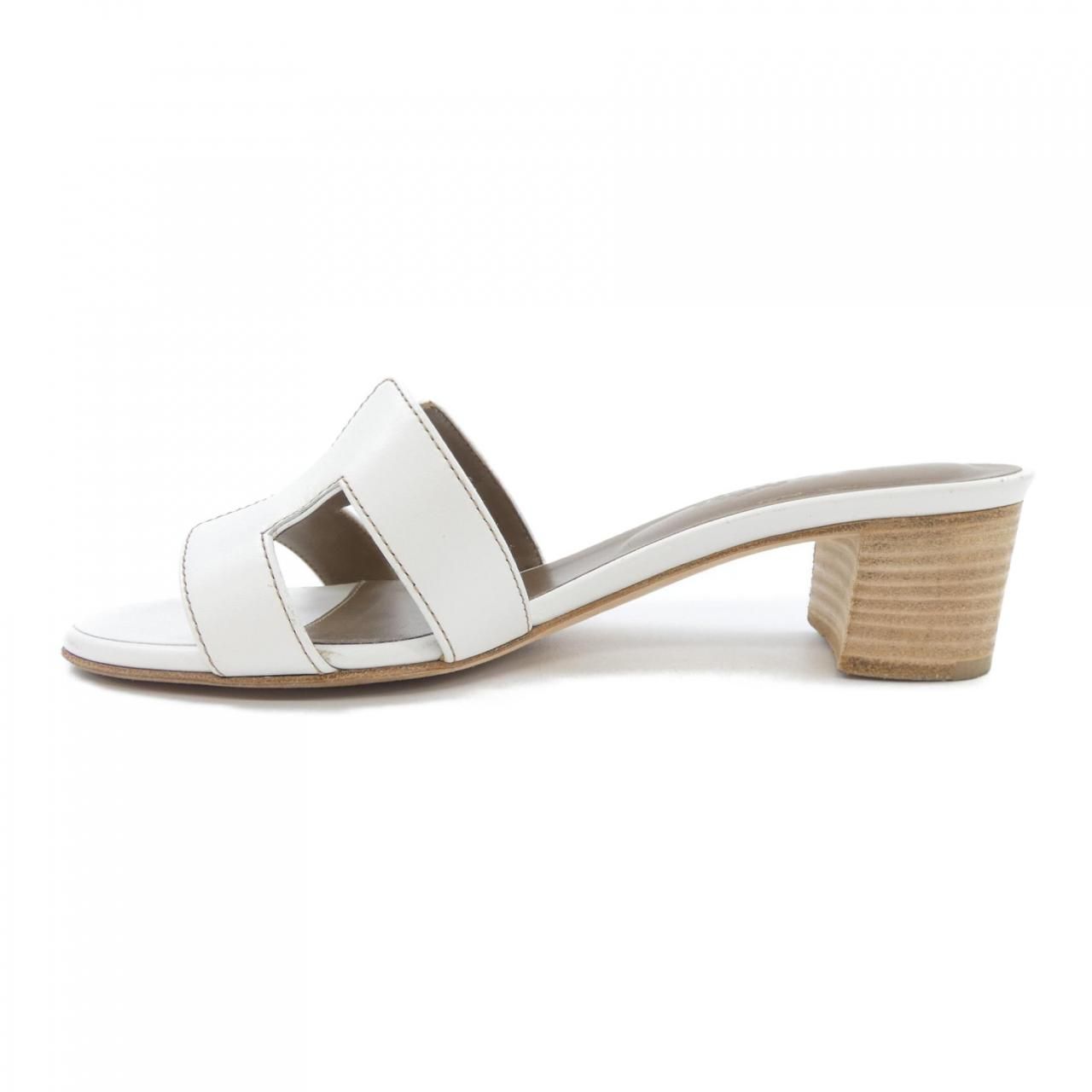 Hermes Oasis Sandals White — view 2