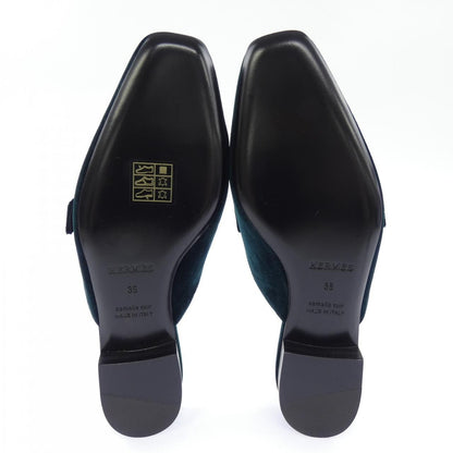 Hermes Beauty Shoes Sneakers Green — view 4