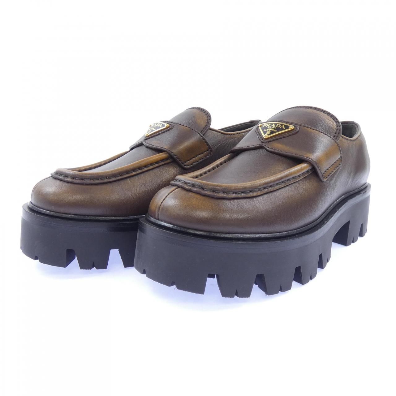 Prada Loafers Triangle Logo Shoes — view 3