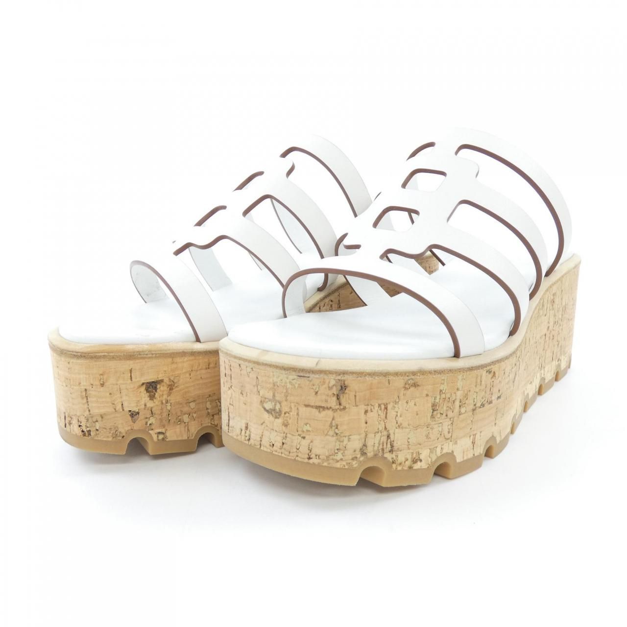 Hermes Isabella Sandals White — view 3