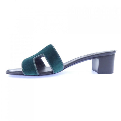 Hermes Oasis Sandals Green — view 2