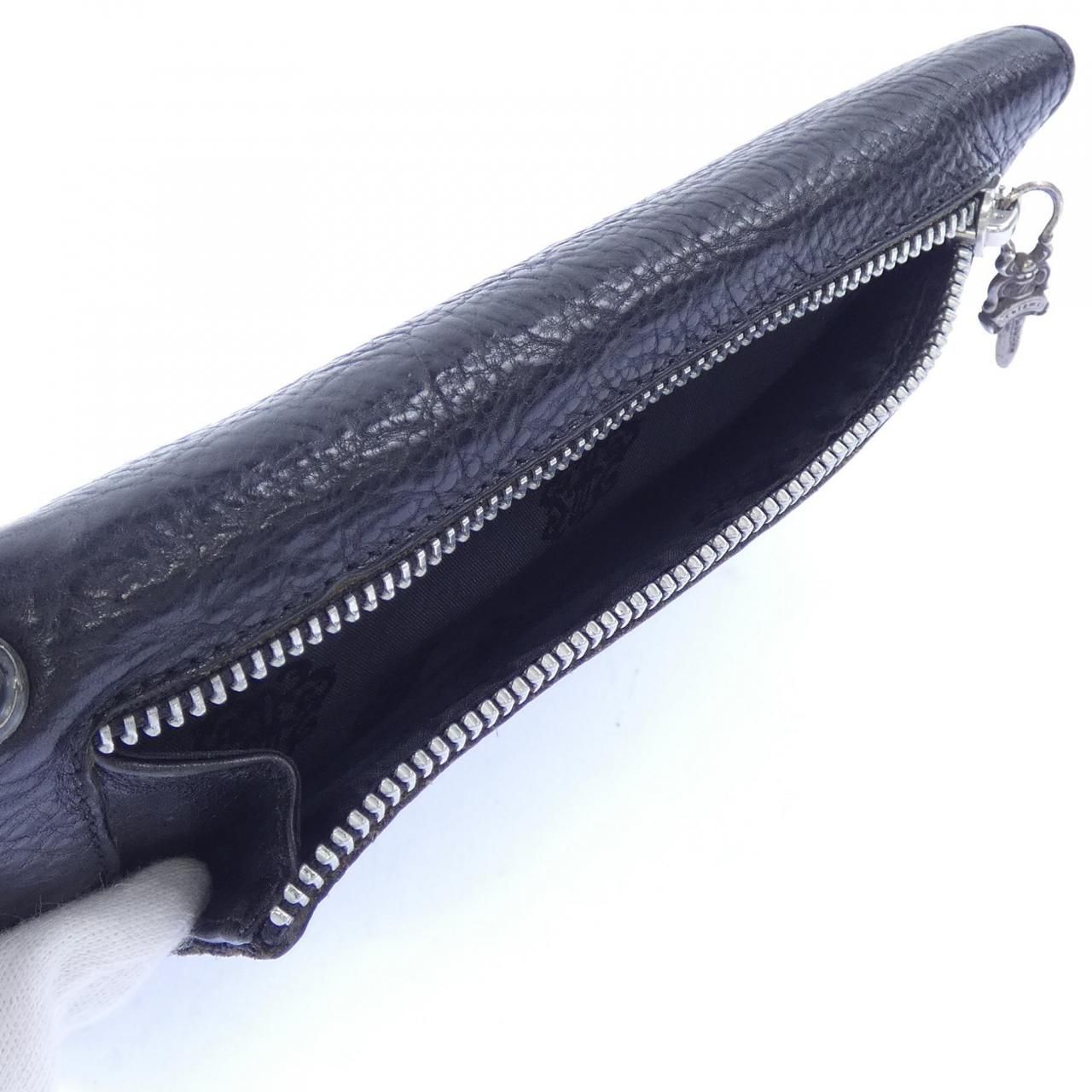 Chrome Hearts Wave Cross Btn Button 304 Wallet — view 7