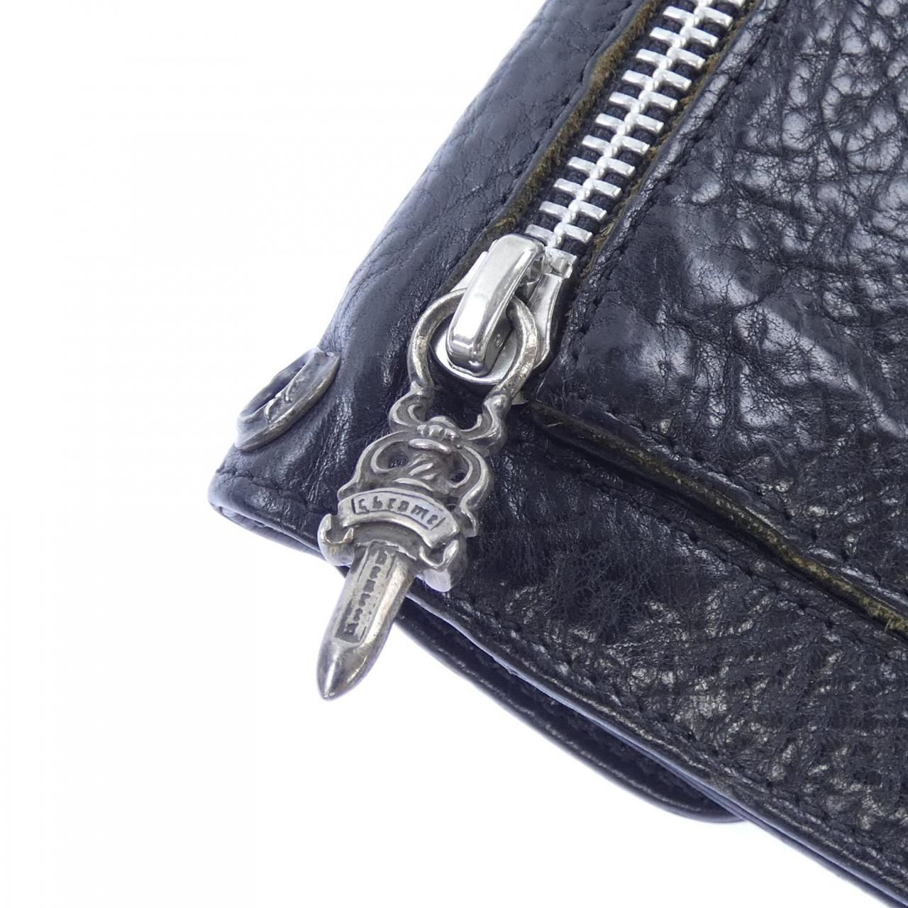 Chrome Hearts Wave Cross Btn Button 304 Wallet — view 4