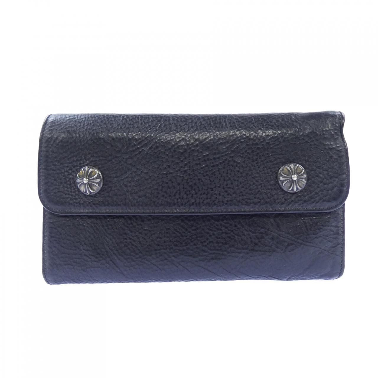 Chrome Hearts Wave Cross Btn Button 304 Wallet