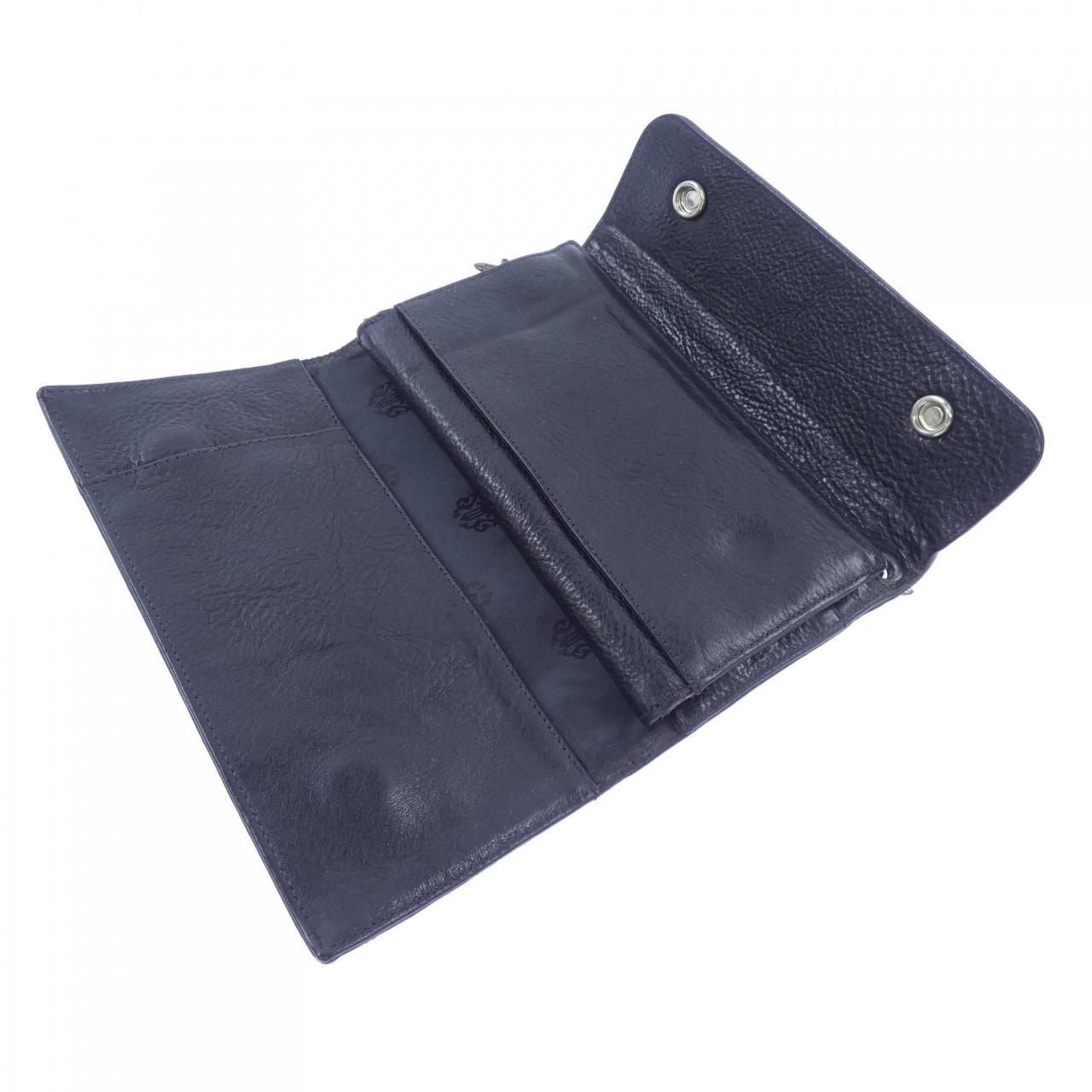 Chrome Hearts Wave Cross Btn Button 304 Wallet — view 6