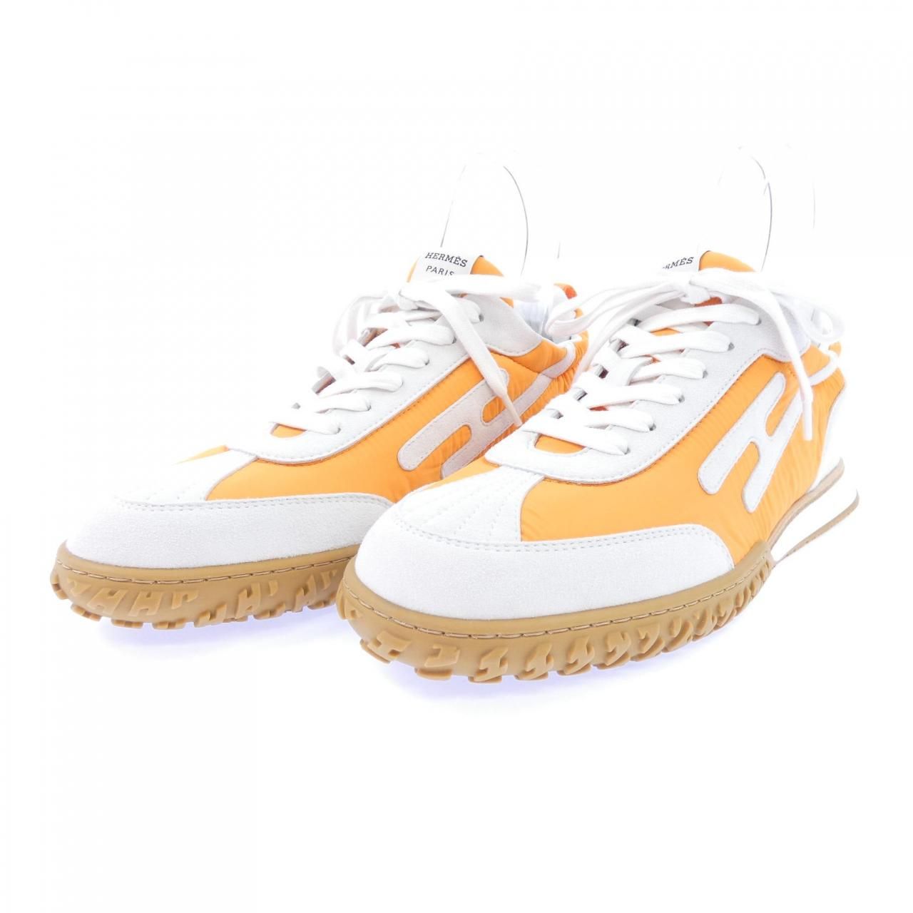 Hermes Jet Sneakers Orange — view 3