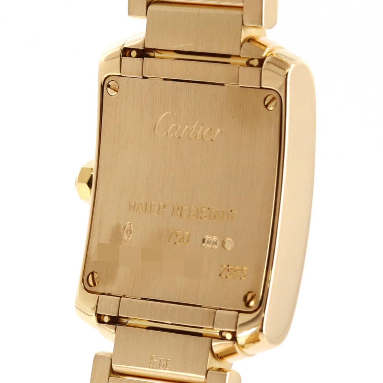Cartier Tank Francaise SM YG D YG Quartz Watch — view 6