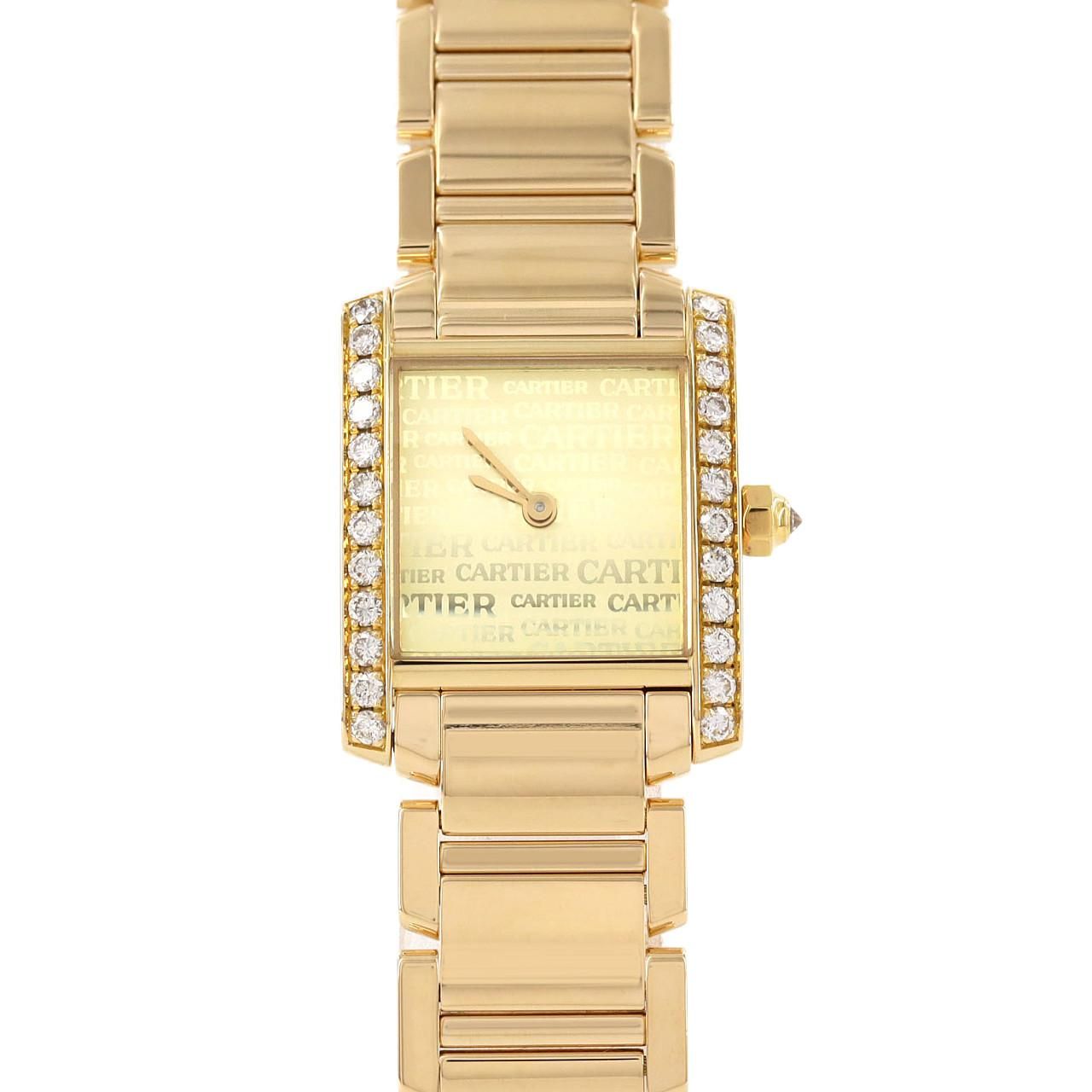 Cartier Tank Francaise SM YG D YG Quartz Watch