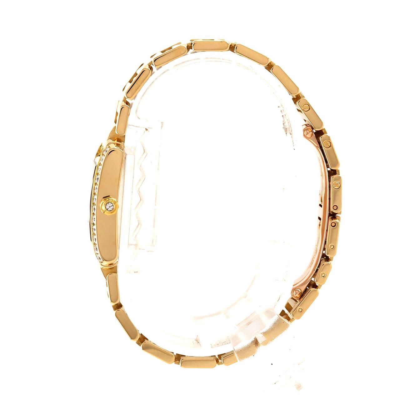 Cartier Tank Francaise SM YG D YG Quartz Watch — view 3