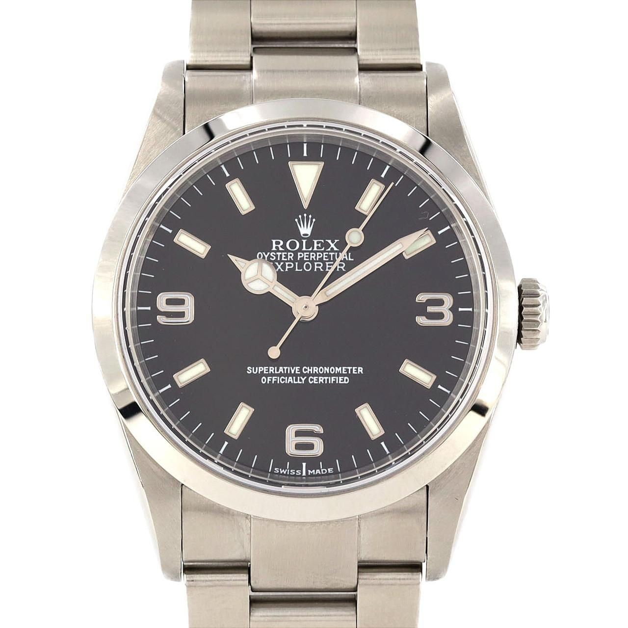 Rolex Explorer I SS Automatic Winding Number Watch