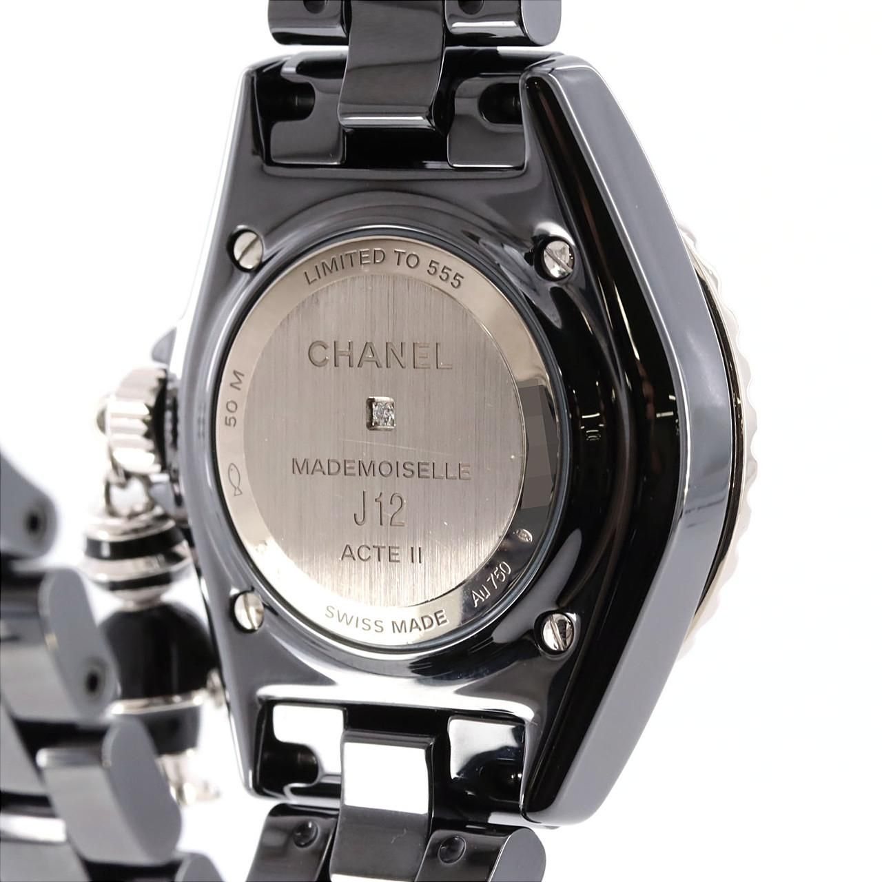 Chanel Mademoiselle Acte II 33 mm Ceramic Xwg Limited Quartz Watch — view 6