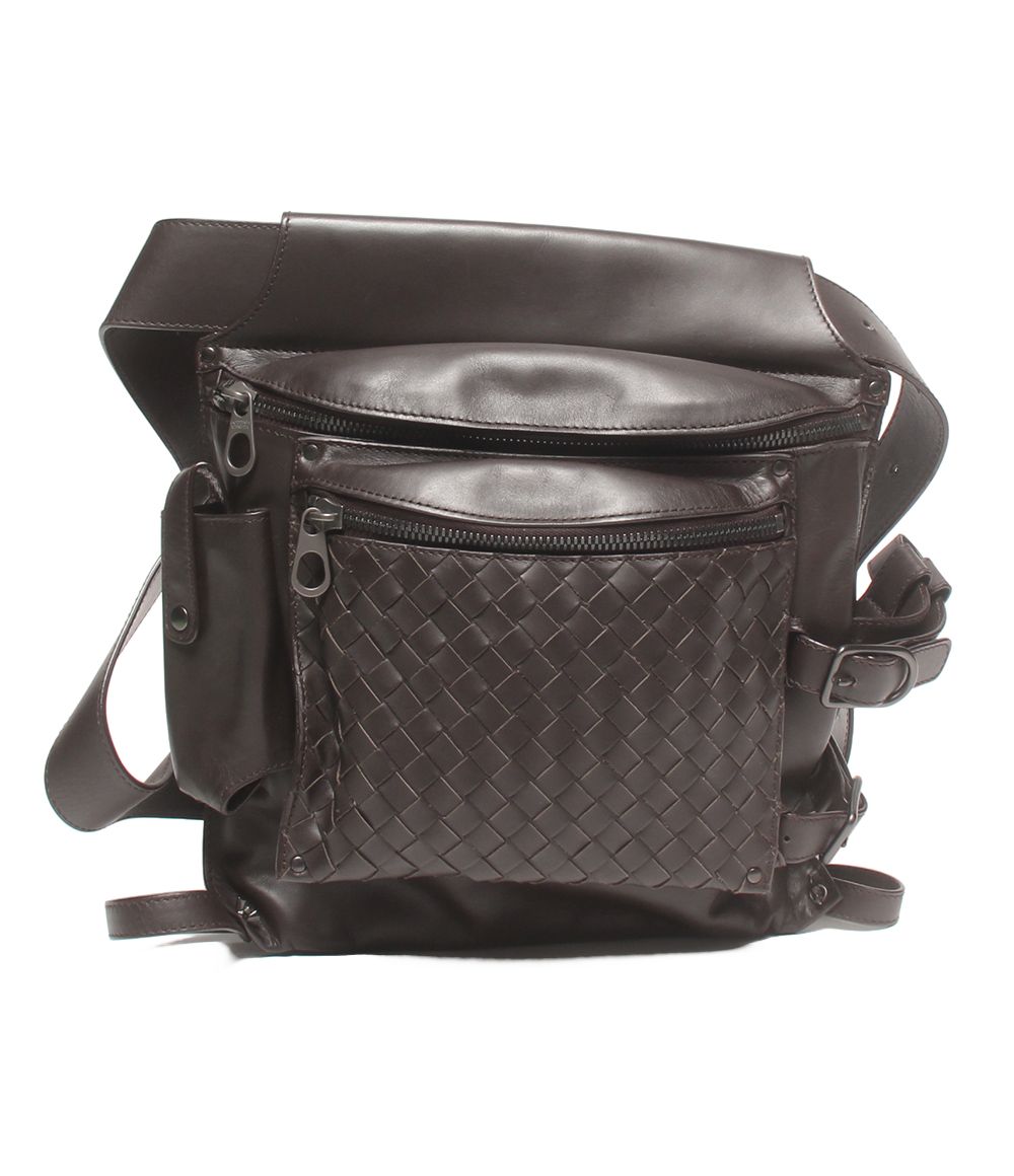 Bottega Veneta Waist Bag Pouch Intrecciato