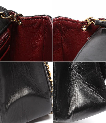 Chanel Chain Shoulder Bag Gold Single Flap Diana Quilted Lambskin — view 8